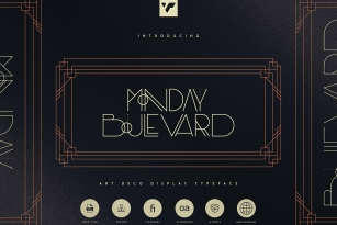 Monday Boulevard Font Download