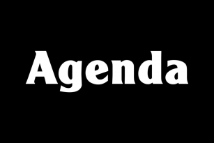 Agenda Font Download