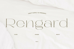 Rengard Font Download
