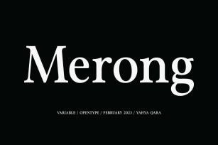 Merong Font Download