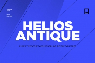 Helios Antique and Stencil Font Download