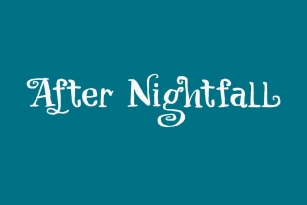 After Nightfall Font Download