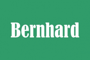 Bernhard Font Download
