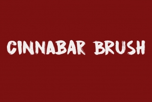 Cinnabar Brush Font Download