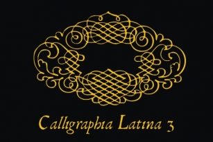 Calligraphia Latina 3 Font Download