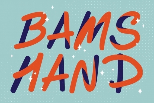 Bams Hand Font Download