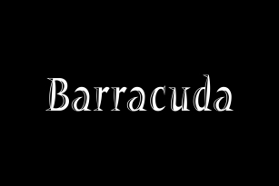 Barracuda Font Download