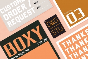 Boxy Font Download