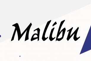 Malibu Font Download