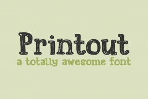 Printout Font Download