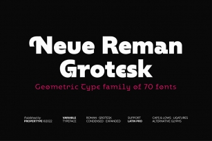 Neue Reman Grotesk Font Download