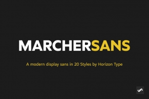 Marcher Sans Font Download