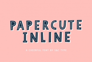 Papercute Inline Font Download