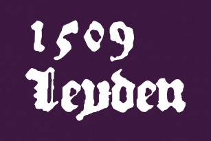 1509 Leyden Font Download