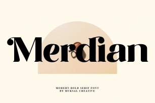 Merdian Font Download