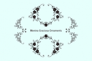Menina Graciosa Ornaments Font Download