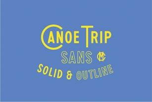 Canoe Trip Font Download