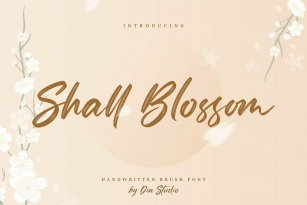 Shall Blossom Font Download