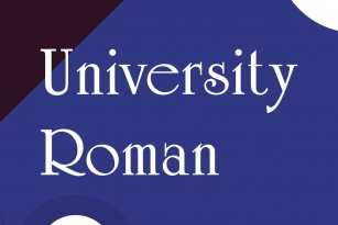 University Roman Font Download