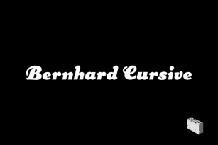 Bernhard Cursive Font Download