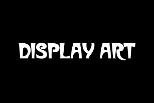 Display Art Font Download