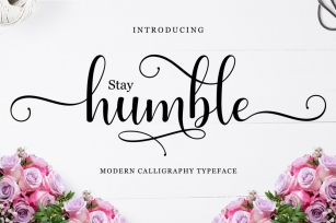 Stay Humble Script Font Download