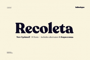 Recoleta Font Font Download