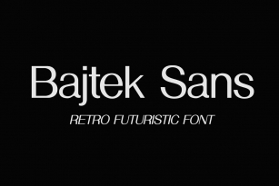 Bajtek Sans Font Font Download