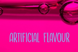 Artificial Flavour Font Font Download