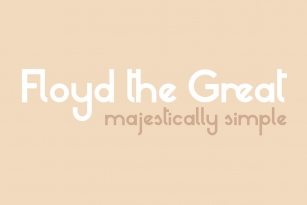 Floyd the Great Font Font Download