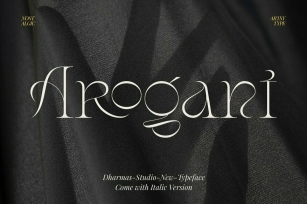 Arogant Font Font Download