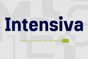 Intensiva Font Font Download