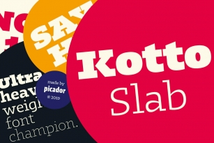 Kotto Slab Font Font Download