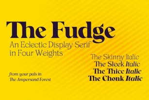 The Fudge Font Font Download