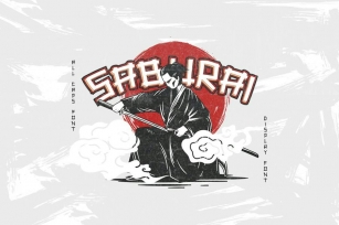 SABURAI - Japanese Font Style Font Download