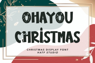 Ohayou Christmas Font Download