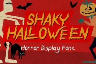 Shaky Halloween Font Font Download