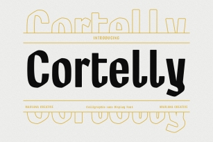 Cortelly Font Font Download