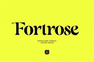 ED Fortrose Font Font Download