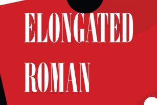 Elongated Roman Font Font Download