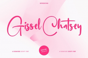Gissel Chatsey Font Font Download
