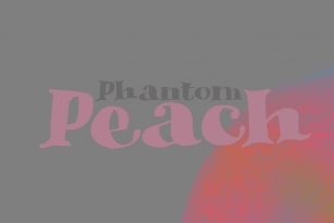 Phantom Peach Font Font Download