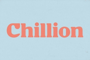 Chillion Font Font Download