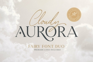 Cloudy Aurora - Duo Font Download