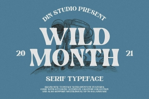 Wild Month Font Font Download