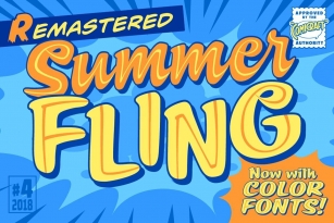 Summer Fling Font Font Download