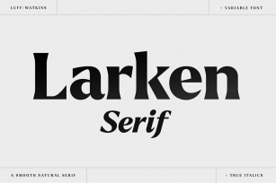 Larken Font Font Download