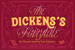 The Dickenss Fairytale Font Font Download