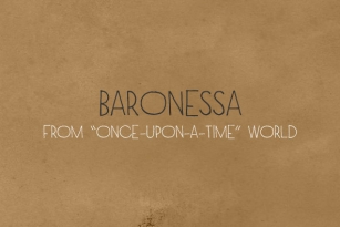 Baronessa Font Font Download