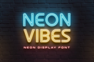 Neon Vibes Font Font Download